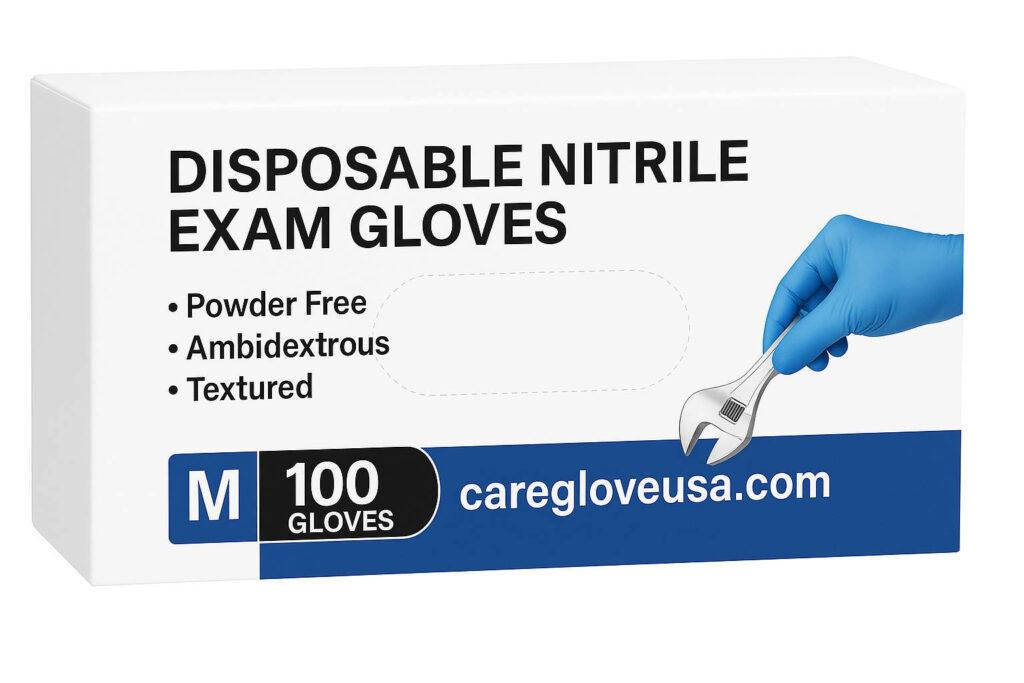 Private Label Disposable Nitrile Exam Gloves